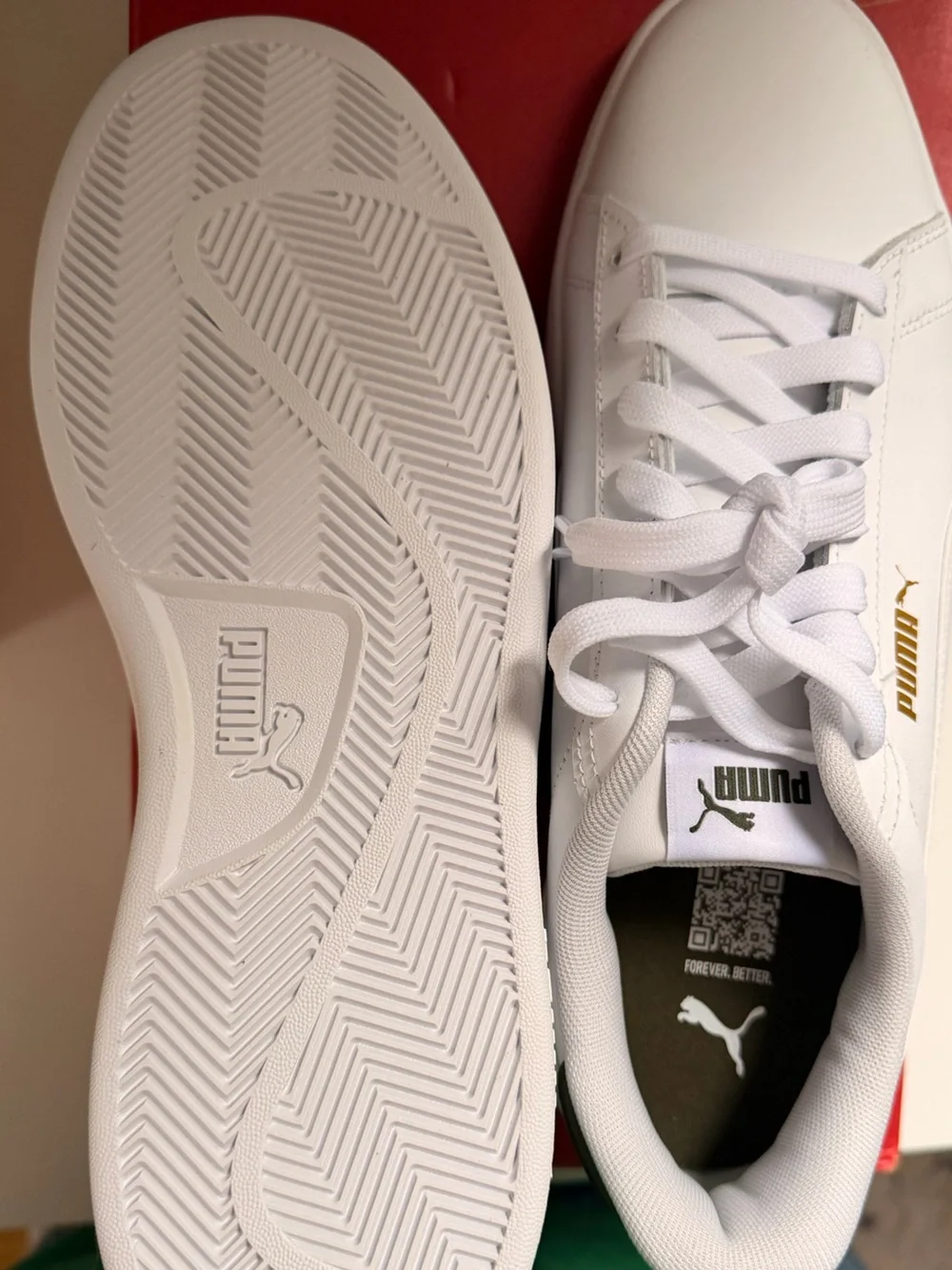 Puma Ace Court Sneakers White/Green Men’s 10.5 NIB